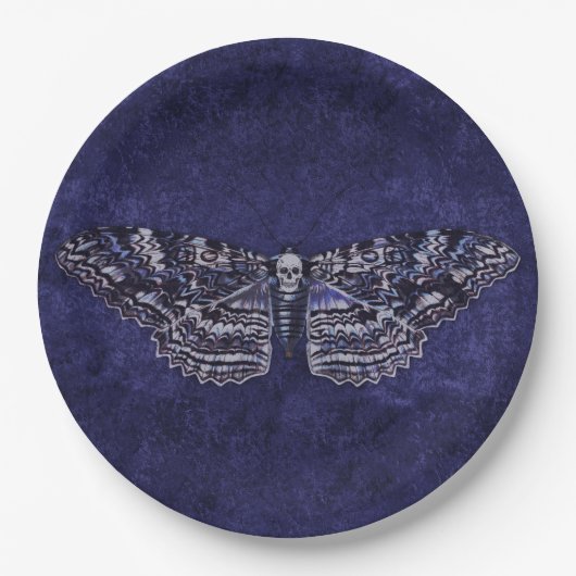 Falln Deathshead Moth Papieren Bordje (Voorkant)