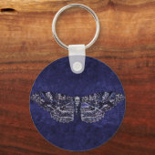 Falln Deathshead Moth Sleutelhanger (Voorkant)