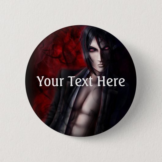 Falln Devil's nacht Ronde Button 5,7 Cm (Voorkant)
