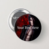 Falln Devil's nacht Ronde Button 5,7 Cm (Voorkant /achterkant)