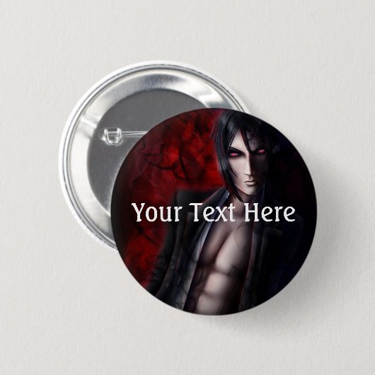 Falln Devil's nacht Ronde Button 5,7 Cm (Voorkant /achterkant)