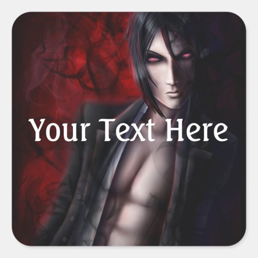 Falln Devil's nacht Vierkante Sticker (Voorkant)