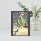 Falln Easter Witch Feestdagenkaart (Staand voorkant)