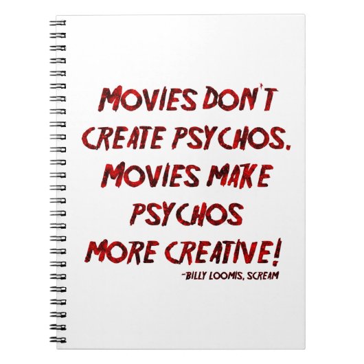Falln Films Niet Creëer Psychos Notitieboek (Voorkant)