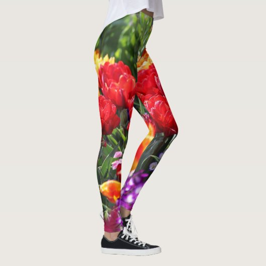 Falln Floral Crimson Waves Leggings (Rechts)
