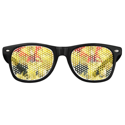 Falln Floral Summer Glow Retro Zonnebril (Voorkant)