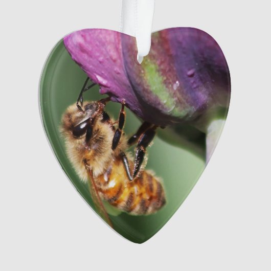 Falln Fuzzy Little Bee Ornament (voorkant)