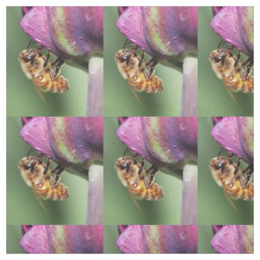 Falln Fuzzy Little Bee Stof (Swatch)