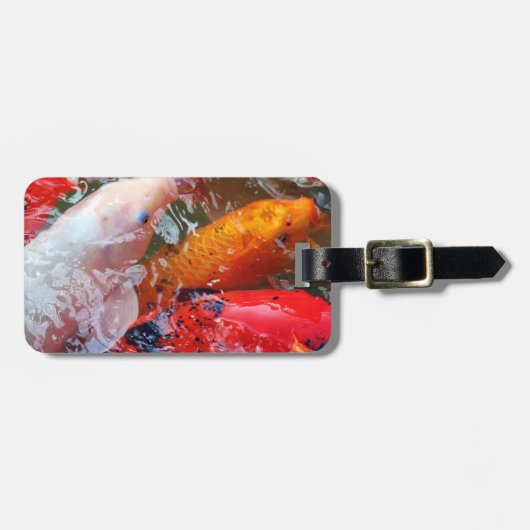 Falln Gathering Koi Bagagelabel (Voorkant horizontaal)