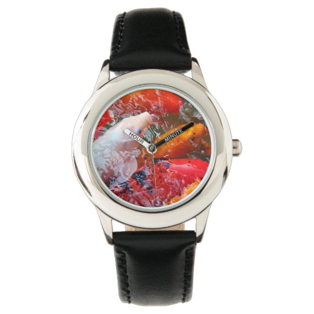 Falln Gathering Koi Horloge (Voorkant)