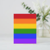 Falln Gay Pride Flag Briefkaart (Staand voorkant)