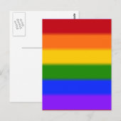 Falln Gay Pride Flag Briefkaart (Voorkant / Achterkant)