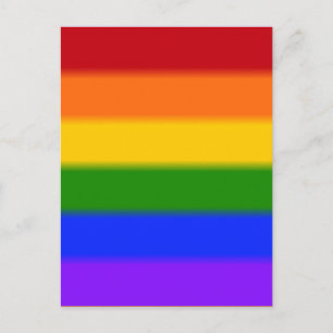 Falln Gay Pride Flag Briefkaart