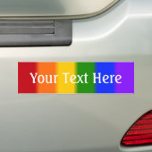 Falln Gay Pride Flag Bumpersticker (Op auto)