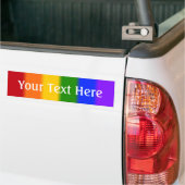 Falln Gay Pride Flag Bumpersticker (Op Truck)