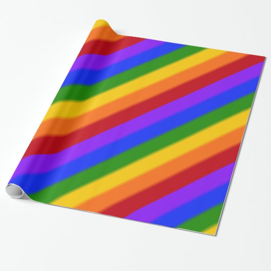Falln Gay Pride Flag Cadeaupapier (Uitgerold)
