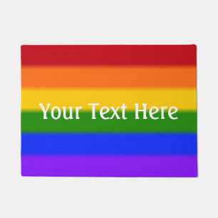 Falln Gay Pride Flag Deurmat