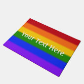 Falln Gay Pride Flag Deurmat (Schuin)