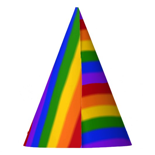 Falln Gay Pride Flag Feesthoedjes (Achterkant)