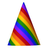 Falln Gay Pride Flag Feesthoedjes (Voorkant)