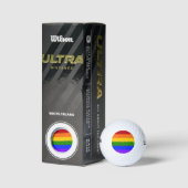 Falln Gay Pride Flag Golfballen (Verpakking)