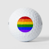 Falln Gay Pride Flag Golfballen (Voorkant)