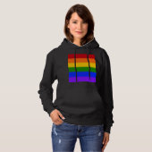 Falln Gay Pride Flag Hoodie (Voorkant volledig)