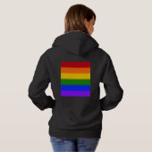 Falln Gay Pride Flag Hoodie (Achterkant volledig)