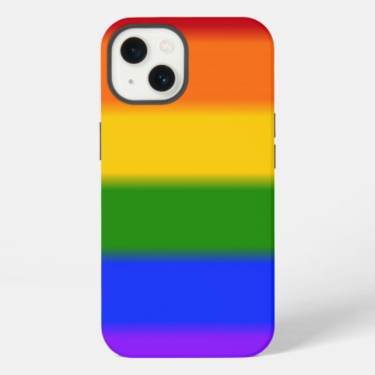 Falln Gay Pride Flag iPhone Hoesje (Achterkant)