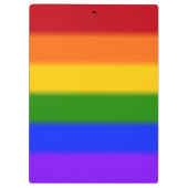 Falln Gay Pride Flag Klembord (Achterkant)