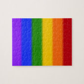 Falln Gay Pride Flag Legpuzzel (Horizontaal)