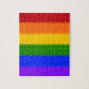 Falln Gay Pride Flag Legpuzzel