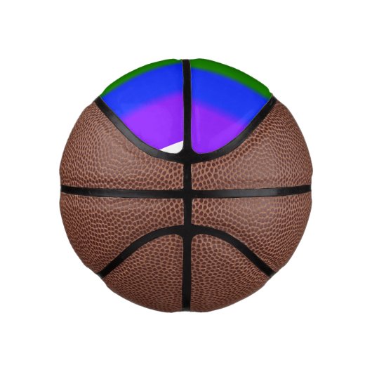 Falln Gay Pride Flag Mini Basketbal (Rechts)