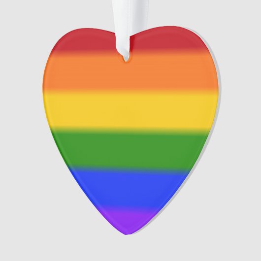 Falln Gay Pride Flag Ornament (voorkant)