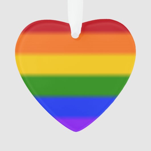 Falln Gay Pride Flag Ornament (voorkant)