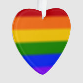 Falln Gay Pride Flag Ornament (voorkant)