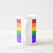 Falln Gay Pride Flag Porselein Kop (Achterkant)