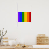 Falln Gay Pride Flag Poster (Keuken)
