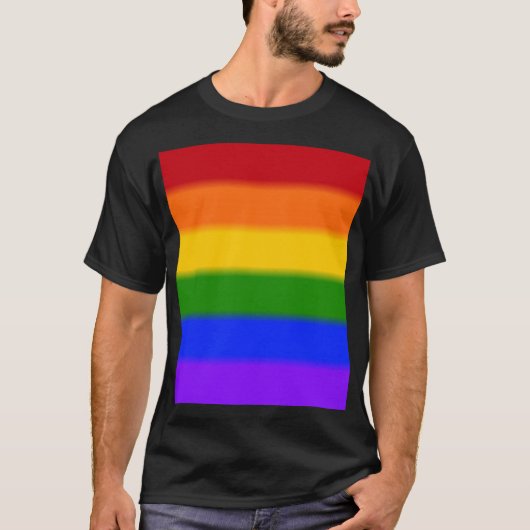 Falln Gay Pride Flag T-shirt (Voorkant)