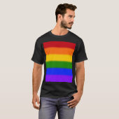 Falln Gay Pride Flag T-shirt (Voorkant volledig)