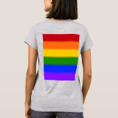 Falln Gay Pride Flag T-shirt (Achterkant)