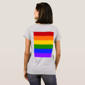 Falln Gay Pride Flag T-shirt (Achterkant volledig)