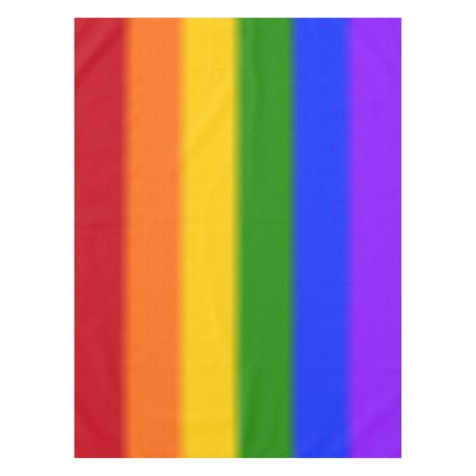 Falln Gay Pride Flag Tafelkleed (Voorkant)