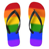 Falln Gay Pride Flag Teenslippers (Voetbed)