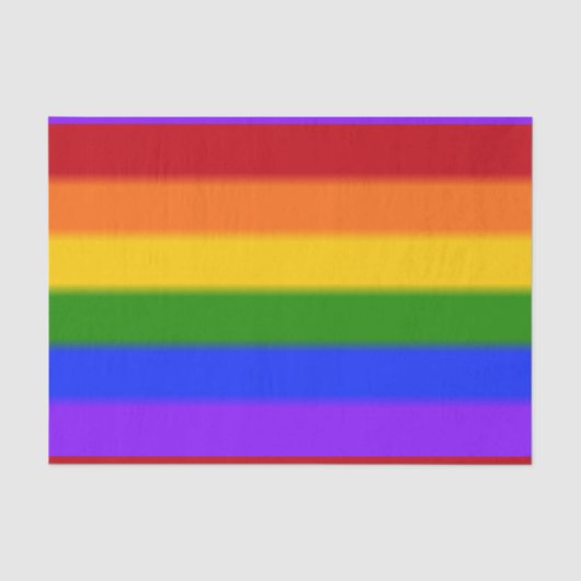 Falln Gay Pride Flag Tissuepapier (Voorkant)