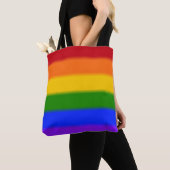 Falln Gay Pride Flag Tote Bag (Dichtbij)