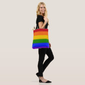 Falln Gay Pride Flag Tote Bag (Op model)