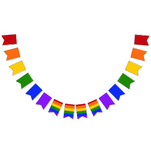 Falln Gay Pride Flag Vlaggetjes