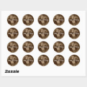 Falln geeft toe aan Temptation Ronde Sticker (Vel)