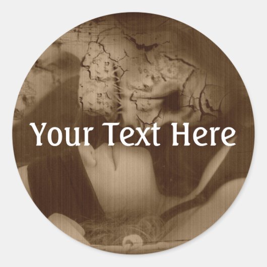 Falln geeft toe aan Temptation Ronde Sticker (Voorkant)